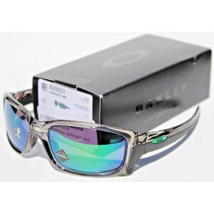OAKLEY Straightlink Sunglasses Grey Ink Clear/Prizm Jade Green OO9331 NEW
